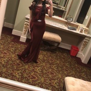 Beautiful burgundy maxi